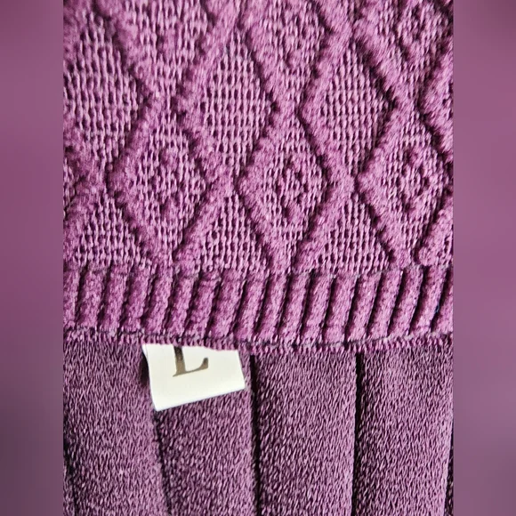 Purple Pleated Fabric - Picture 3 of 4